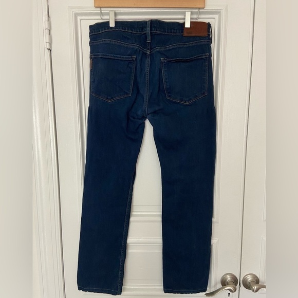 Paige Lennox Mack Premium Straight Fit Pants Men’s Dark Blue Denim Jeans 32 - Picture 2 of 11